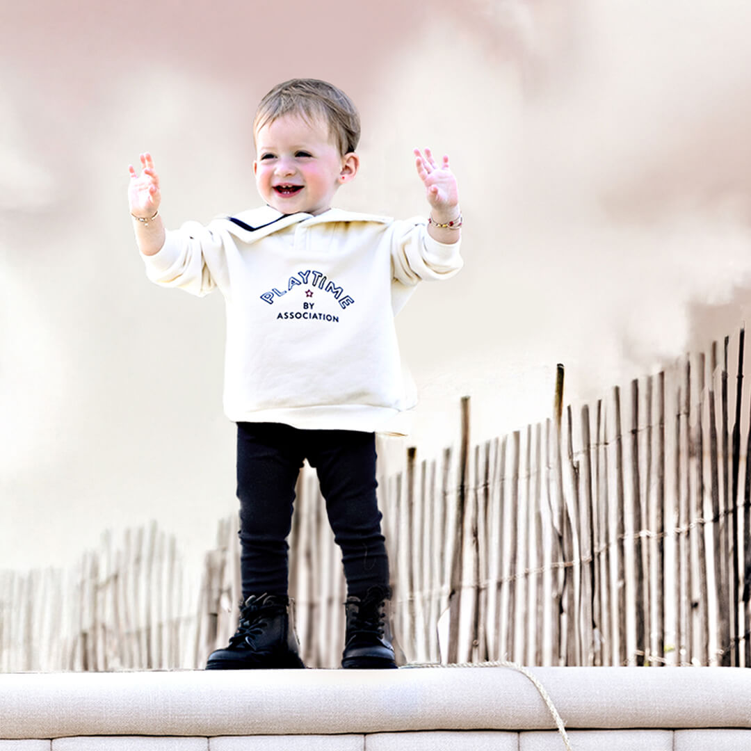 Sailor Blue Ivory Sweatshirt