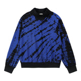 Cobalt Splash Mock Neck Sweatshirt