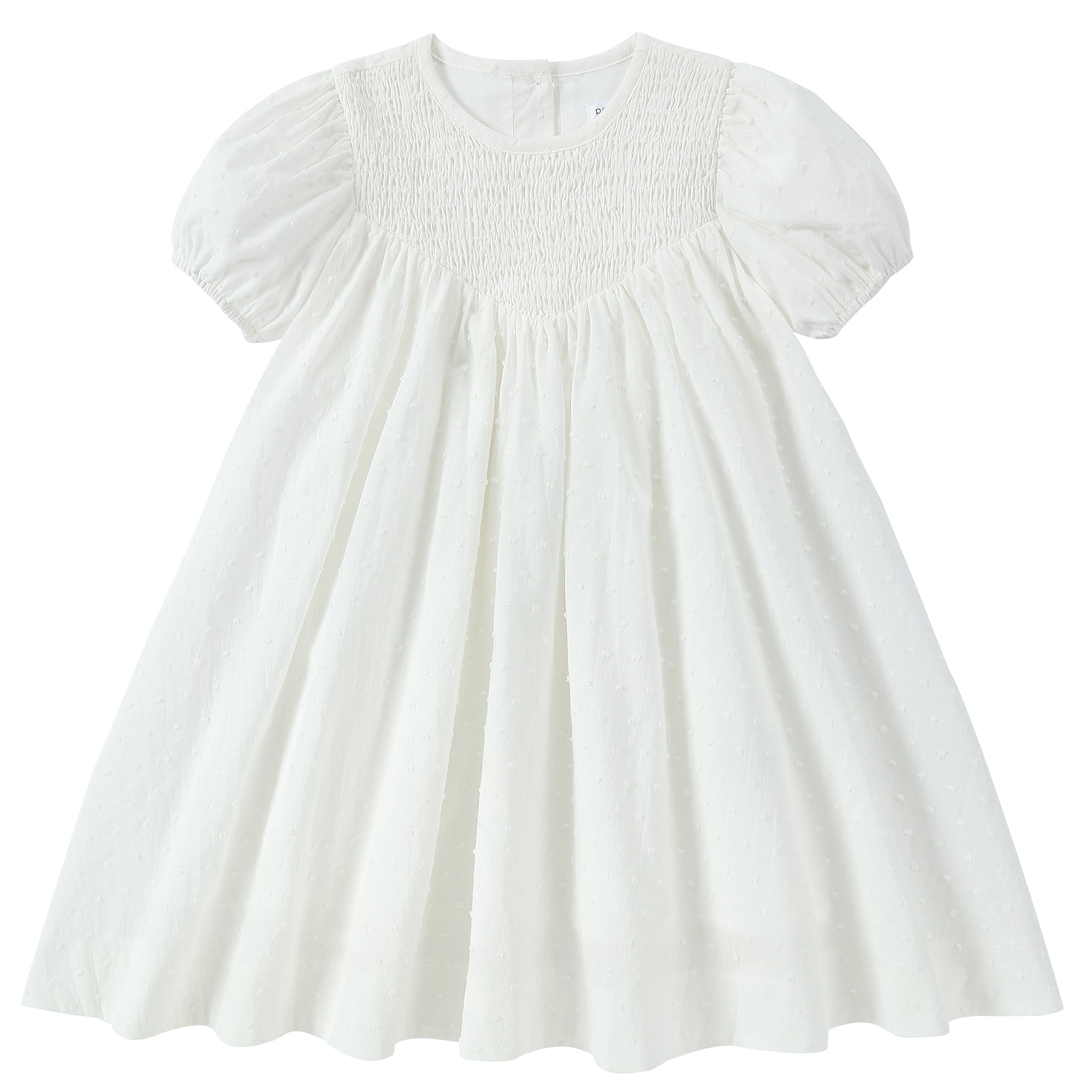 Ivory Swiss Dot Dress