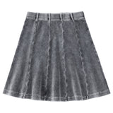 Platinum Plush Skirt