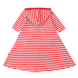 Strawberry Striped Terry Dress
