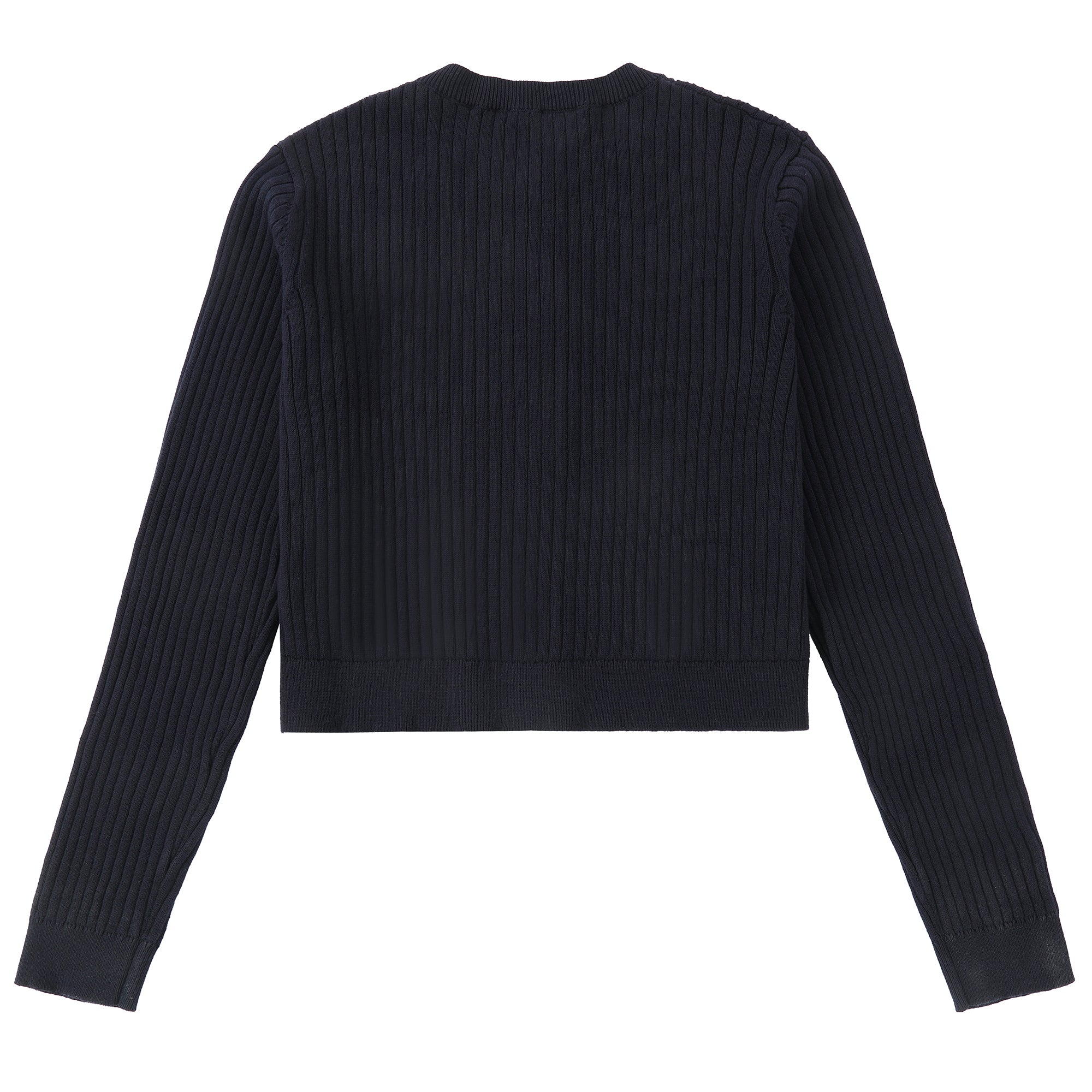 Navy Ribbed Sweater