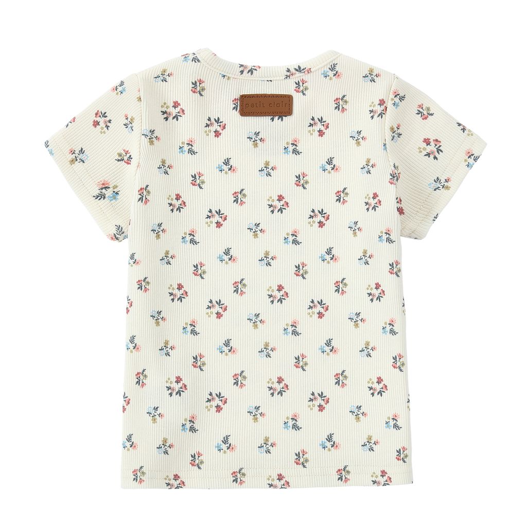 Girls True Blue Floral T-Shirt