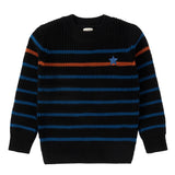 Royal Blue / Orange Stripe Sweater