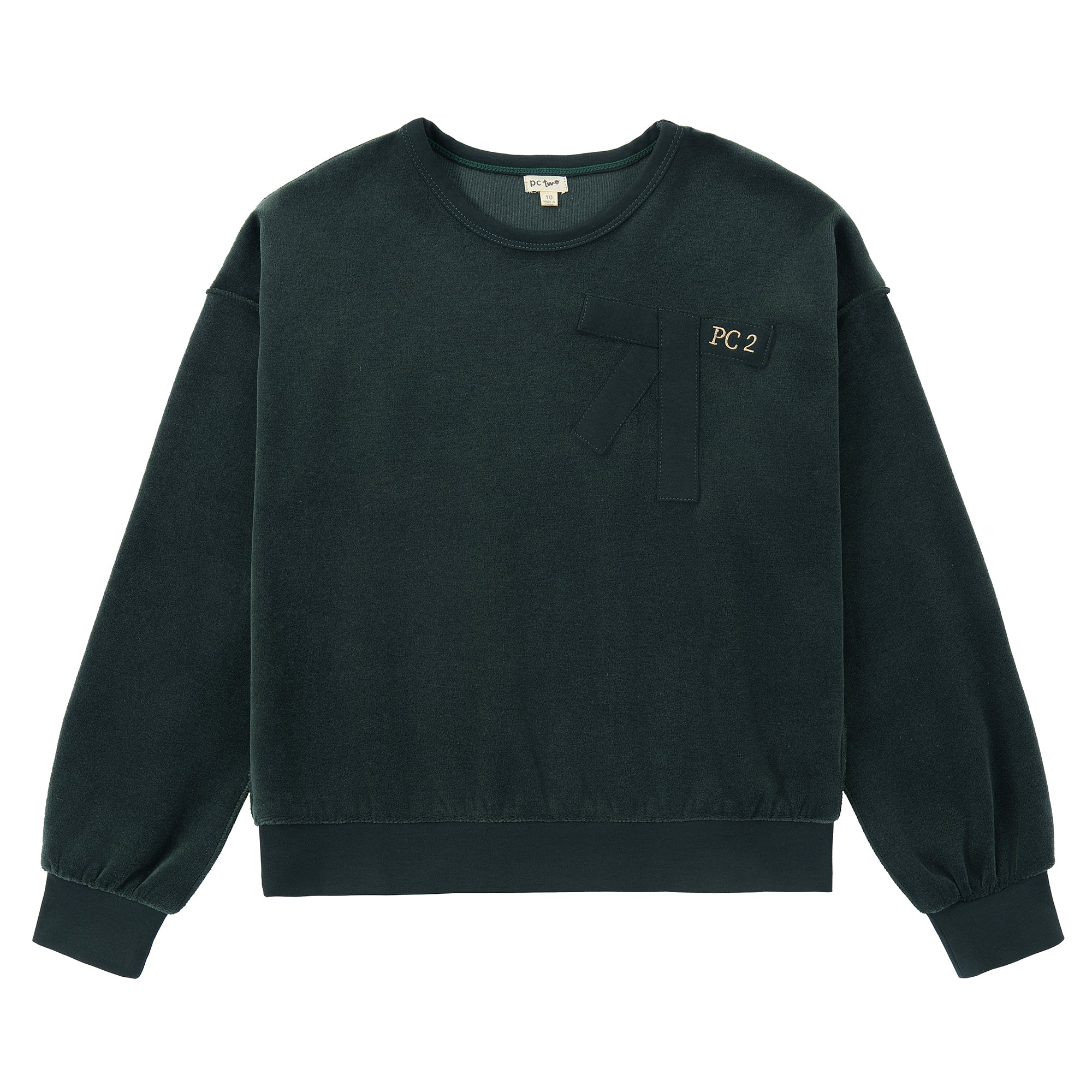 Green Grove Bow Sweatshirt