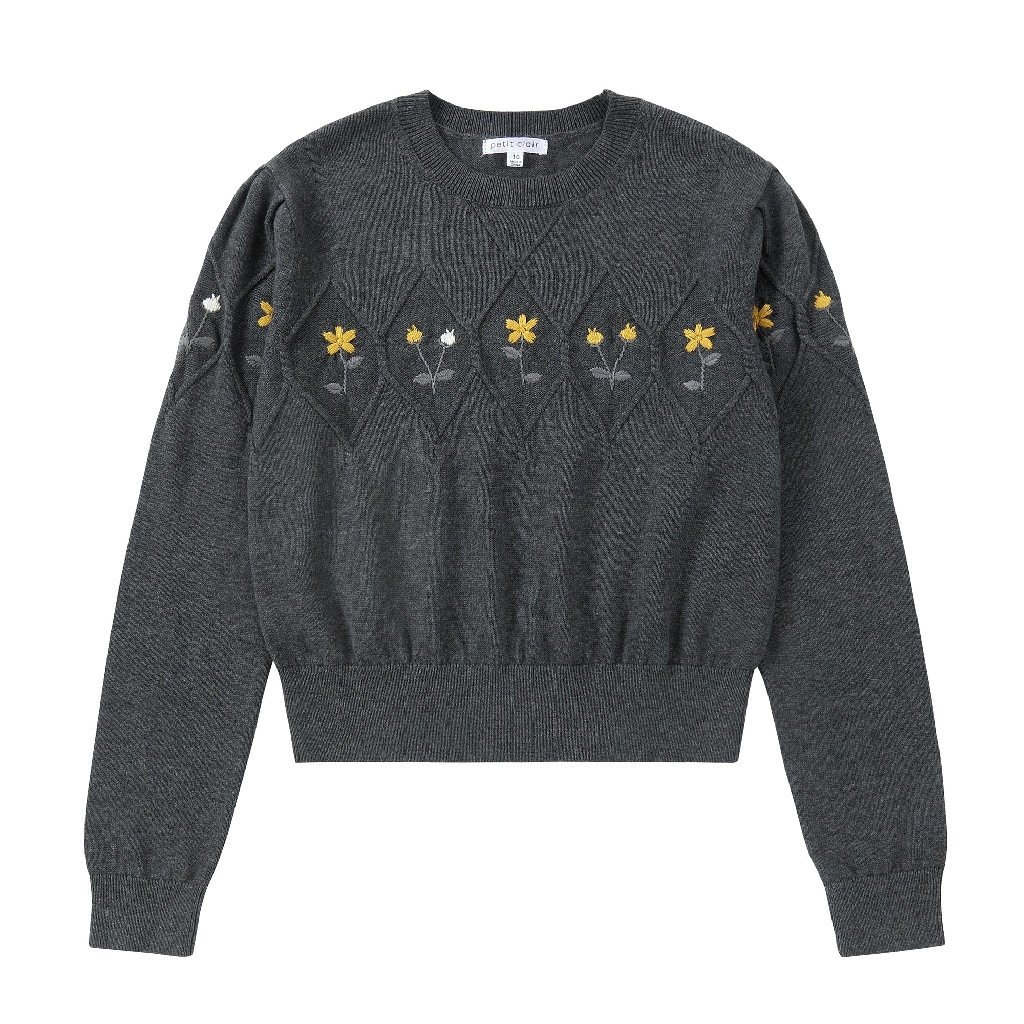 Goldenrod Embroidered Sweater