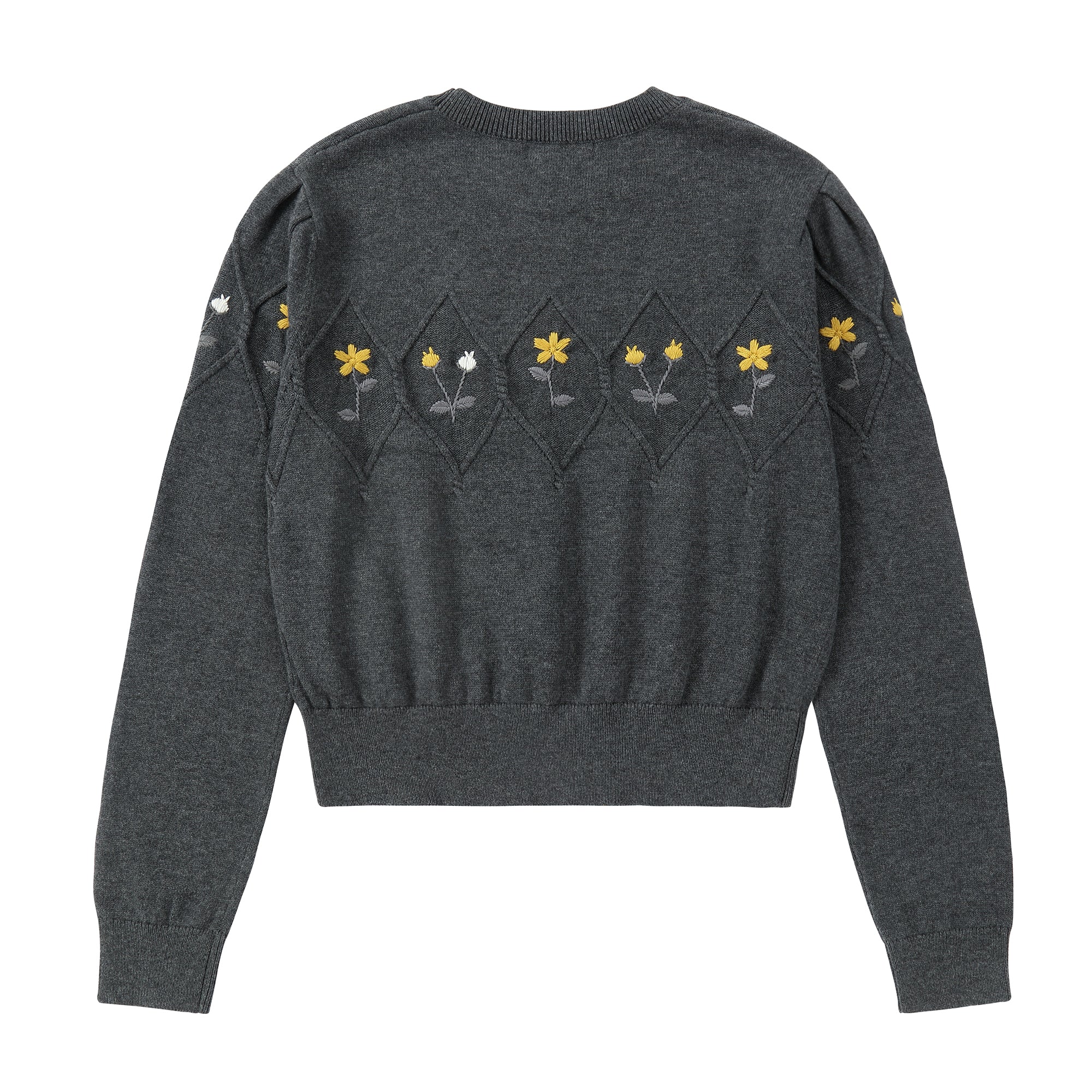 Goldenrod Embroidered Sweater