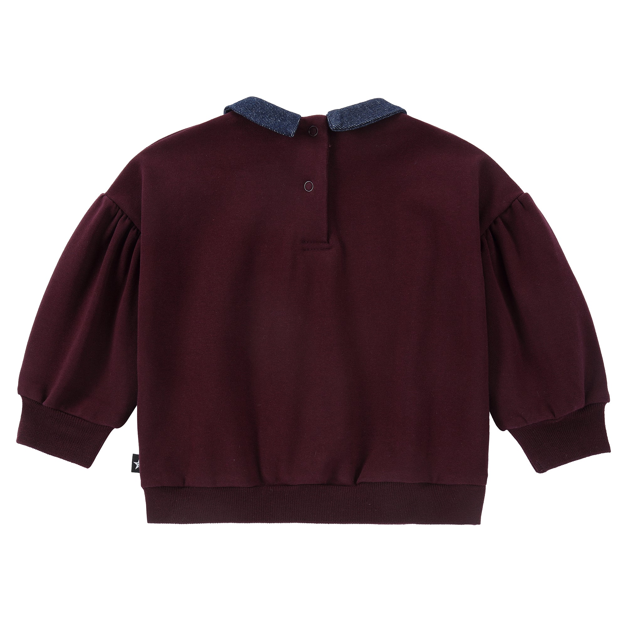 Berry Mood Puff Sleeve Sweatshirt