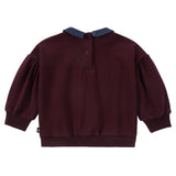 Berry Mood Puff Sleeve Sweatshirt