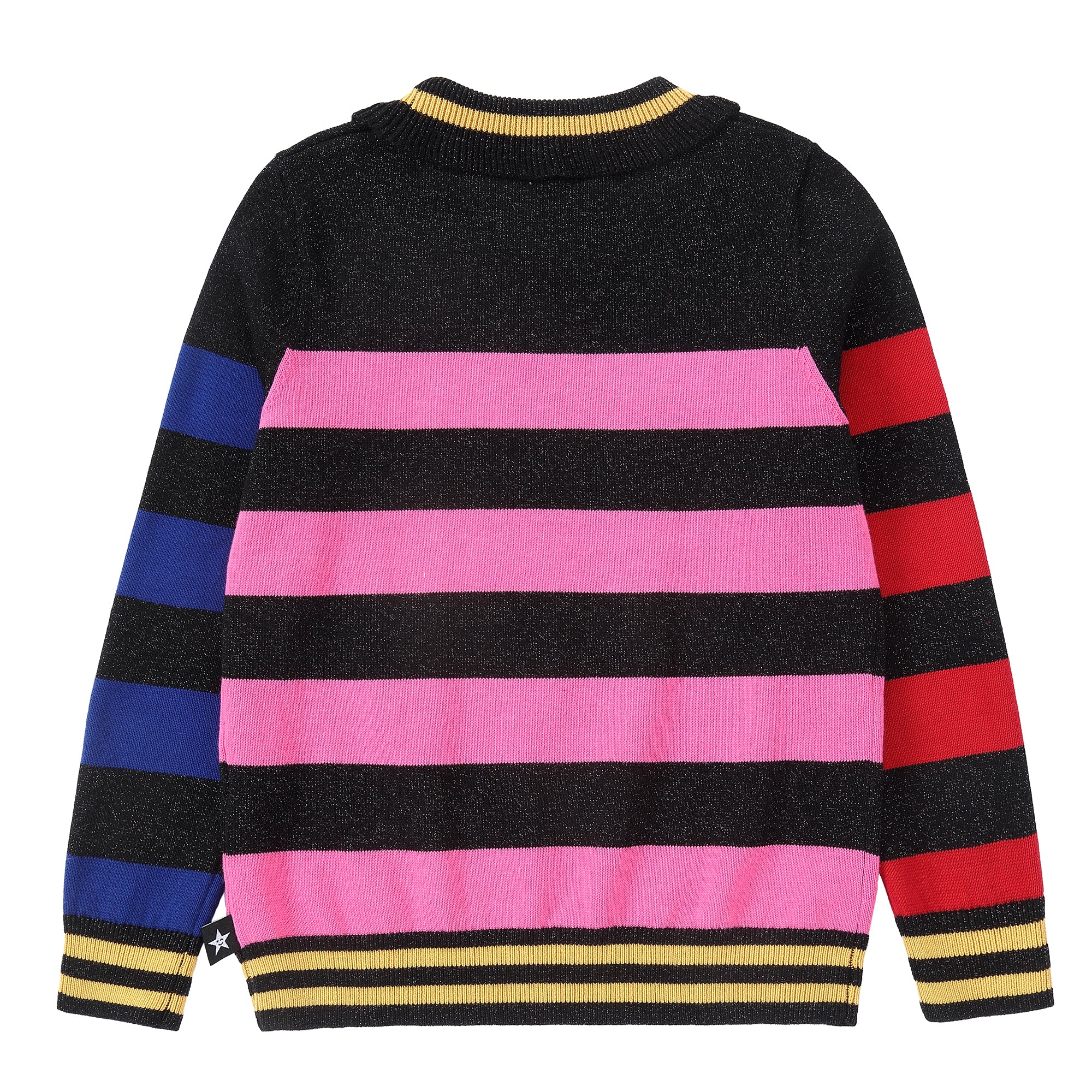 Bright Block Mock Neck Sweater