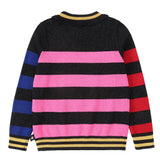 Bright Block Mock Neck Sweater