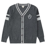 Violet Blooms Emblem Cardigan