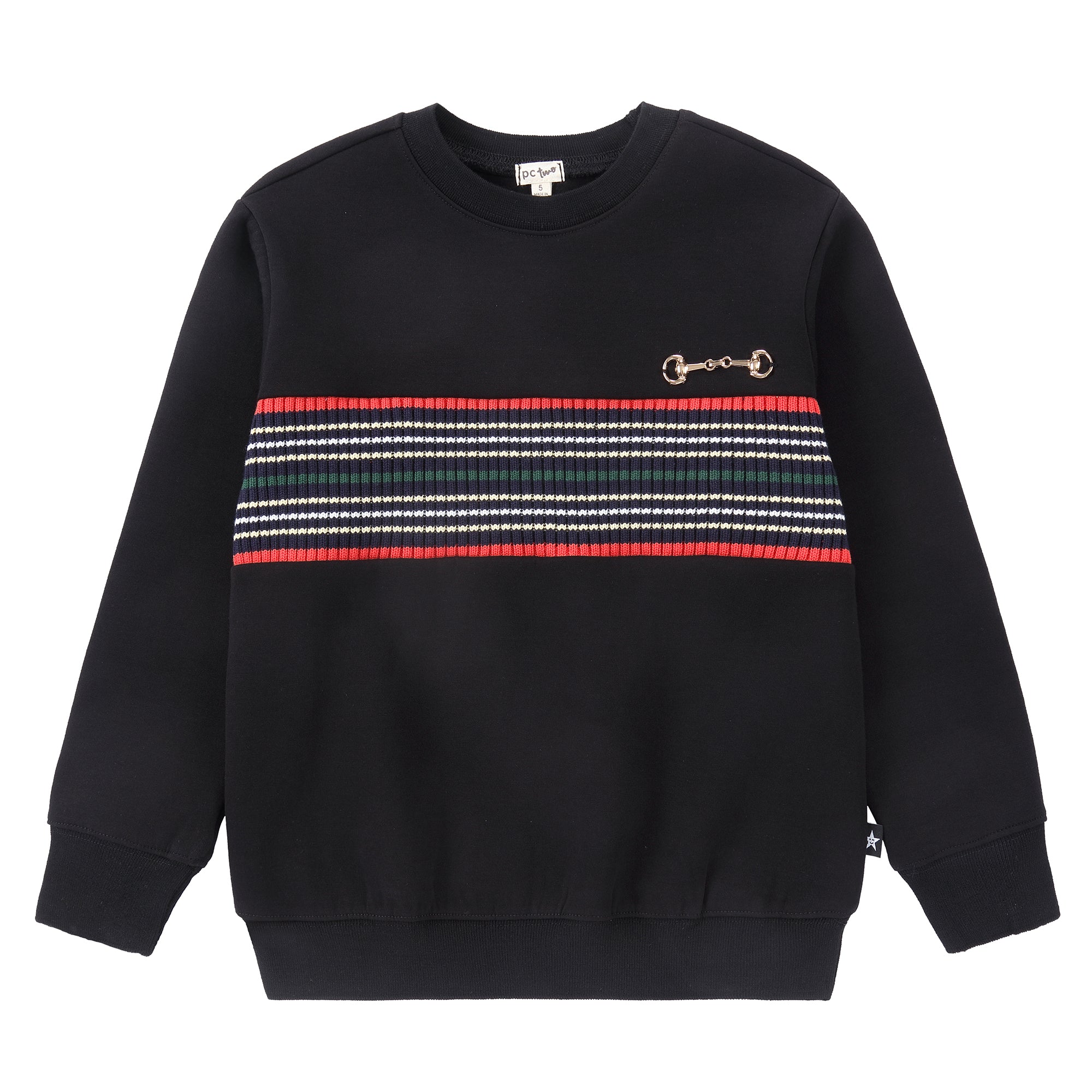 Classic Club Striped Sweatshirt