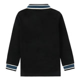 Black/ Dark Teal Trim Polo