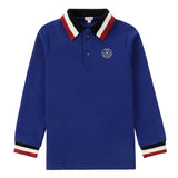 Blue/ Black & Burgundy Trim Polo