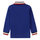 Blue/ Black & Burgundy Trim Polo
