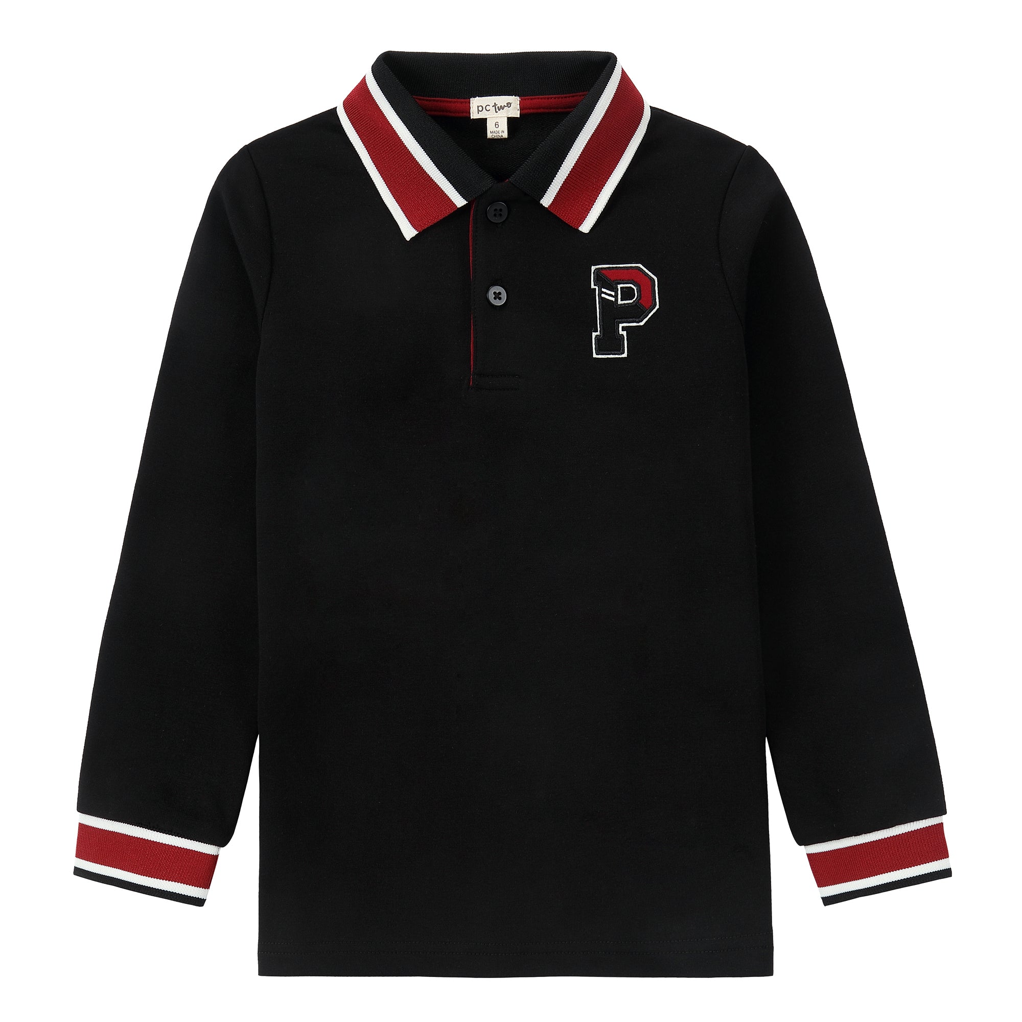 Black/ Red Trim Polo