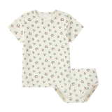 Baby Girls True Blue Floral Set