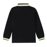 Black / Lime Trim Polo