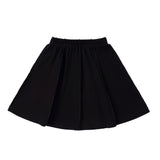 Black Jersey Paneled Skirt