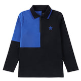 Royal Blue Color Block Polo