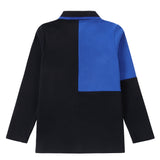 Royal Blue Color Block Polo