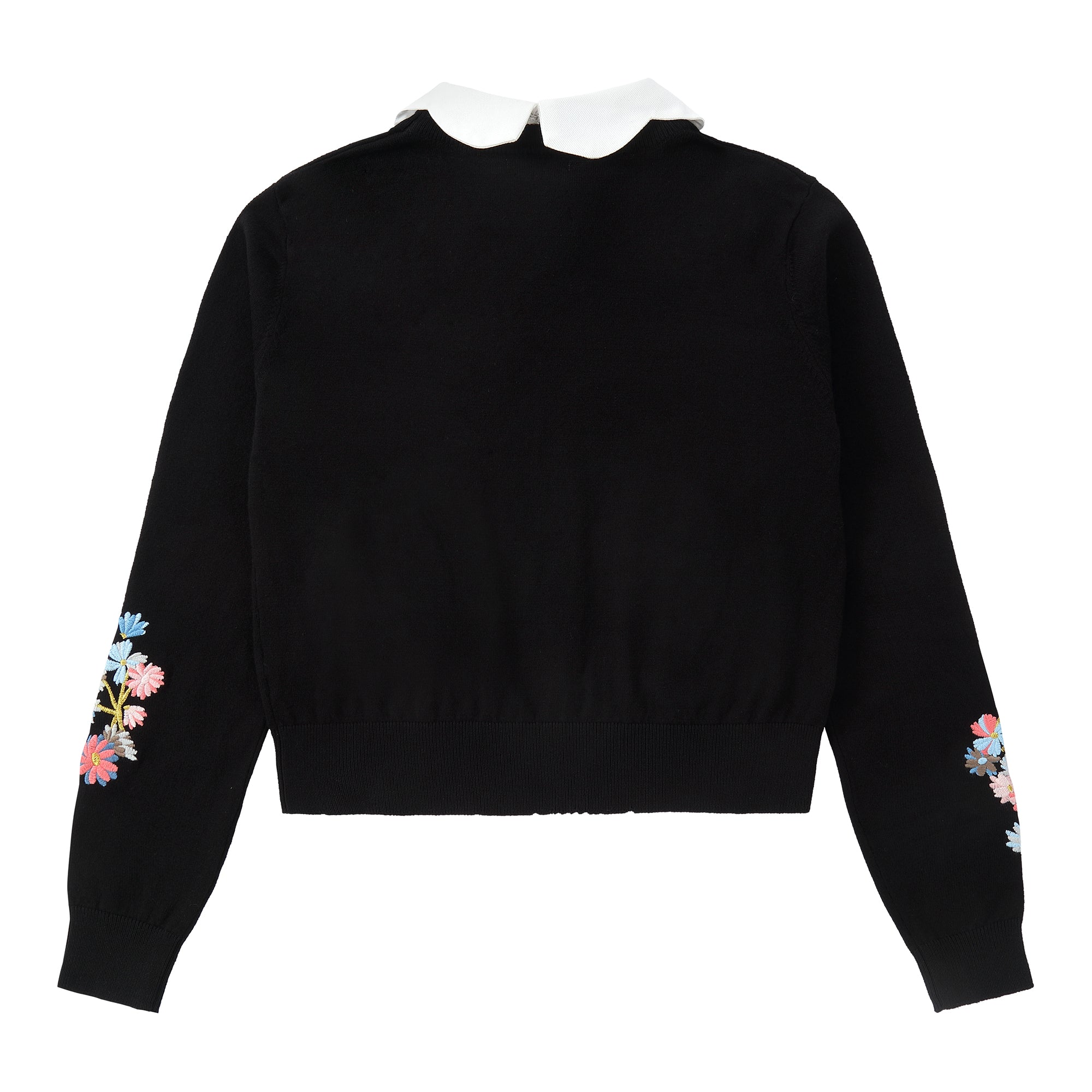 Embroidered Collar Sweater