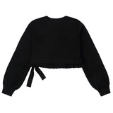 Black Wrap Sweater