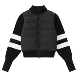 Black and White Puffer Jacket