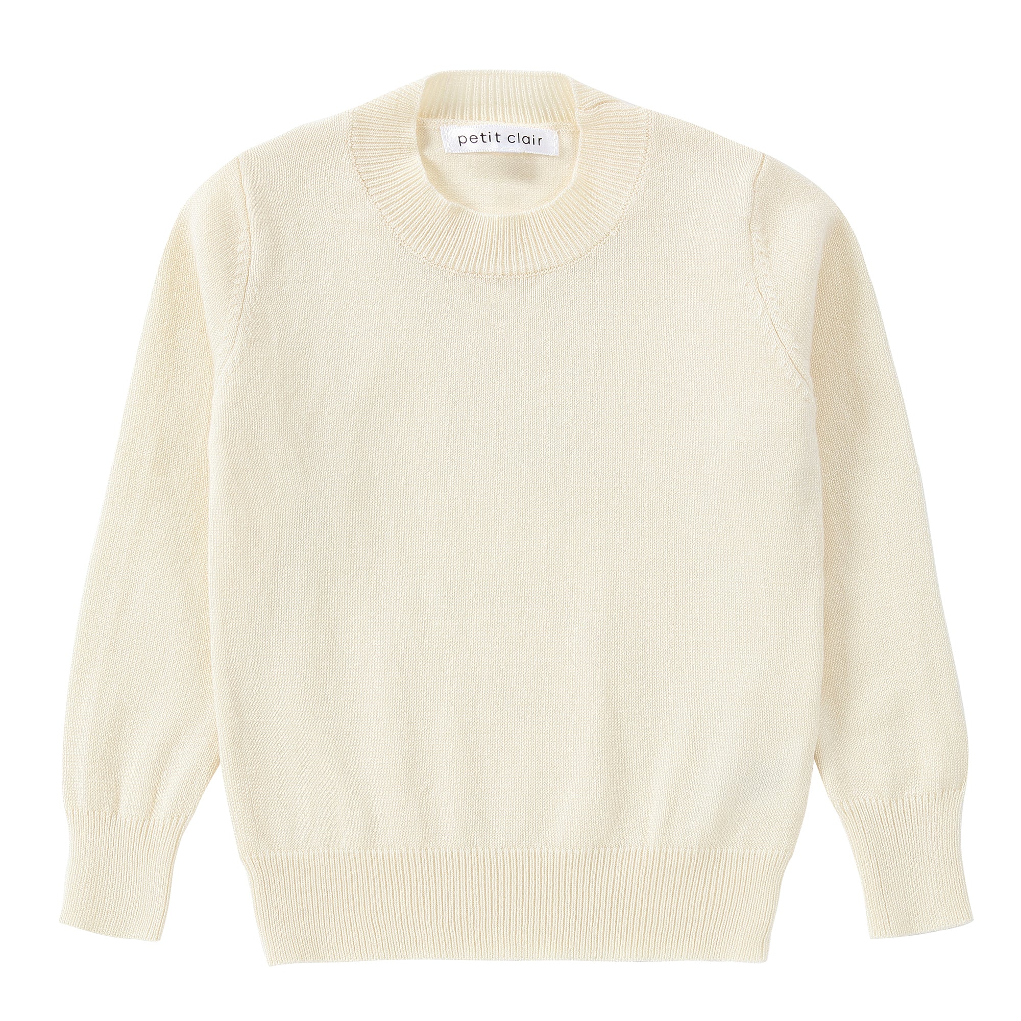 Ivory Mock Neck Sweater