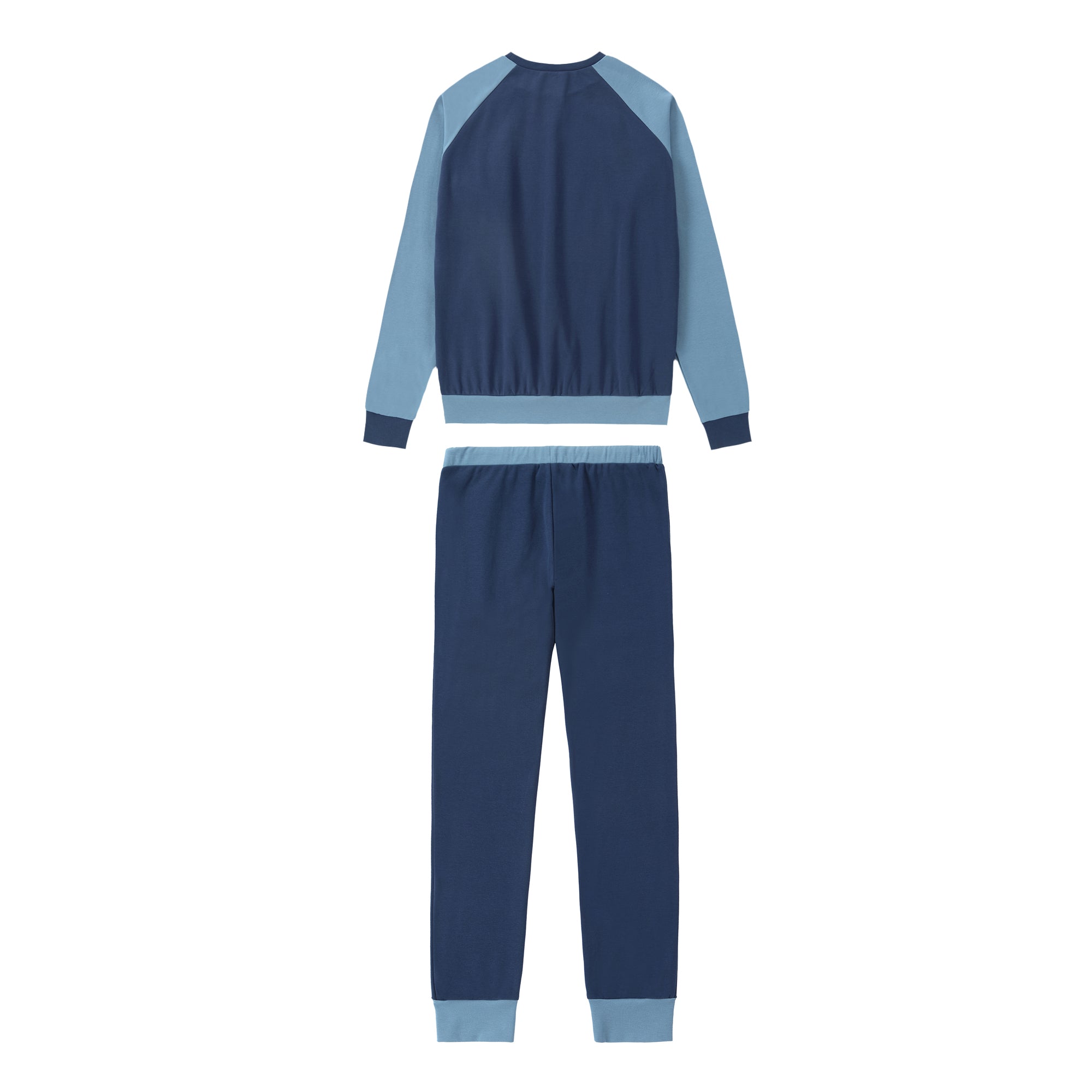 Blue Color Block Pajama