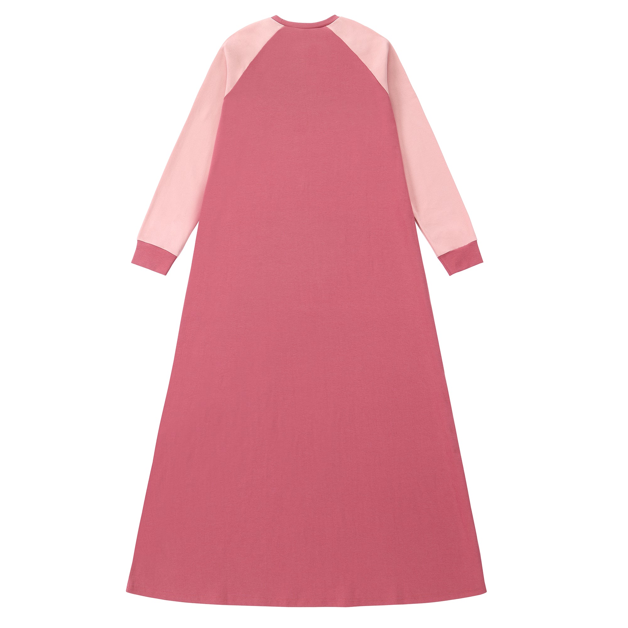 Pink Color Block Nightgown