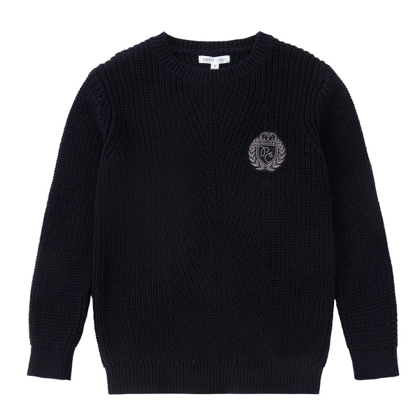 スウェット・トレーナー K-CodeYESEYESEEK-Code YES Incision Sweatshirt Navy YS240TSWC yeseyesee Y.E.S Yacht Sweatshirt - Cobalt Blue