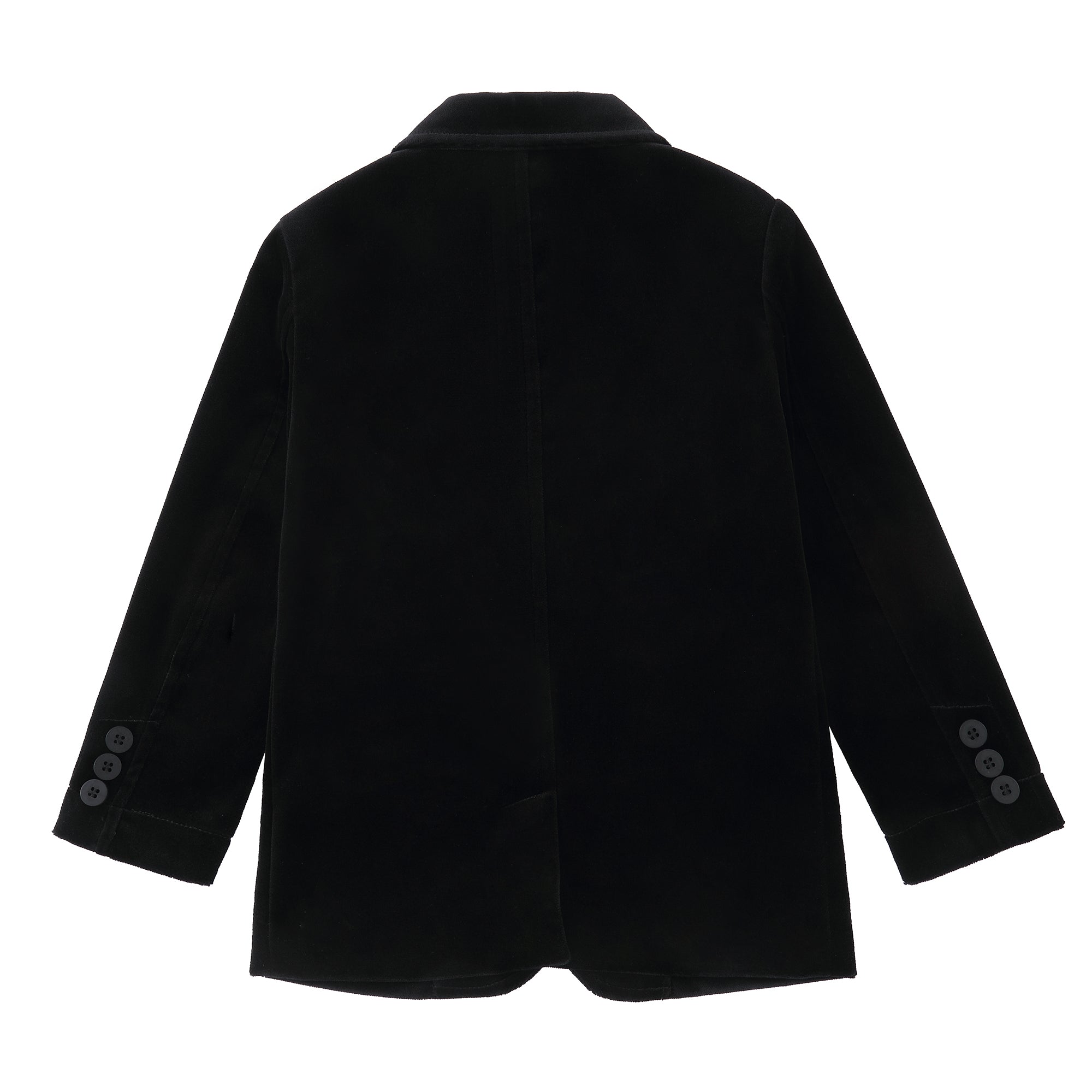 Black Velvet Emblem Blazer