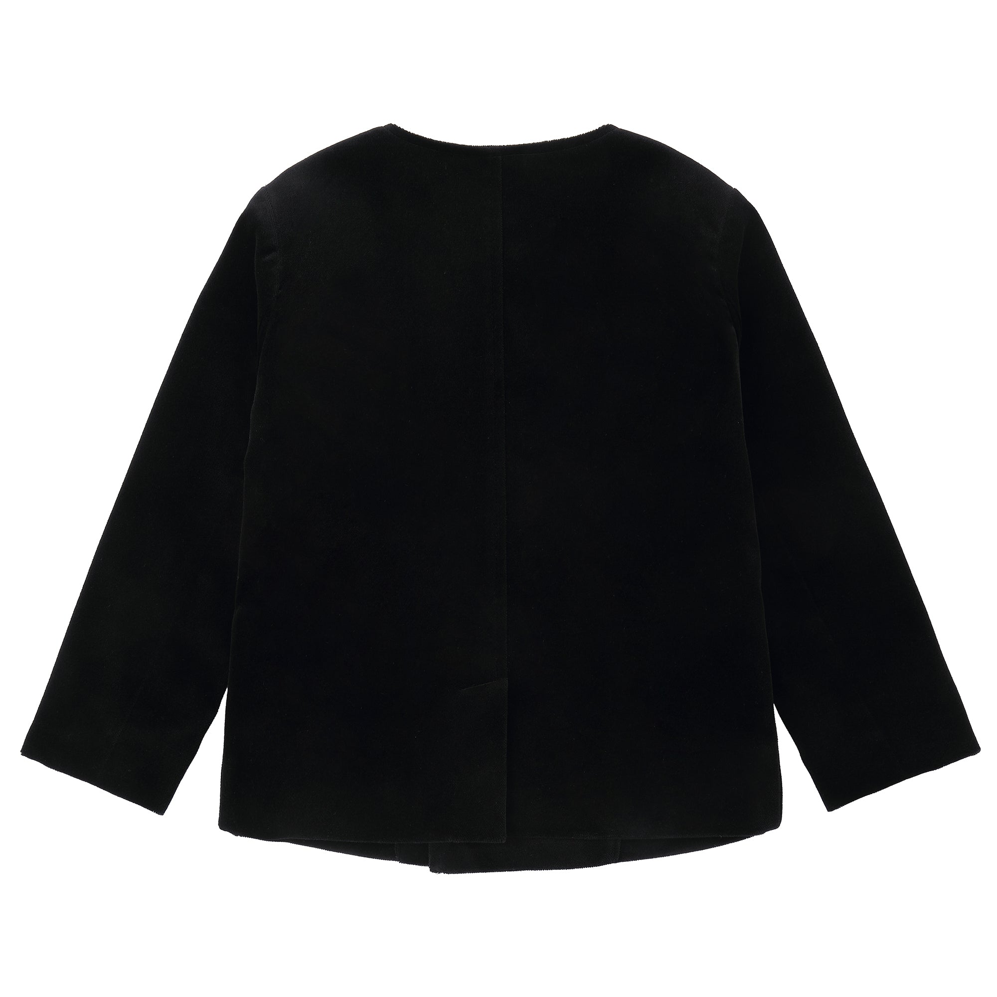 Black Velvet Double Breasted Blazer