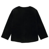 Black Velvet Double Breasted Blazer