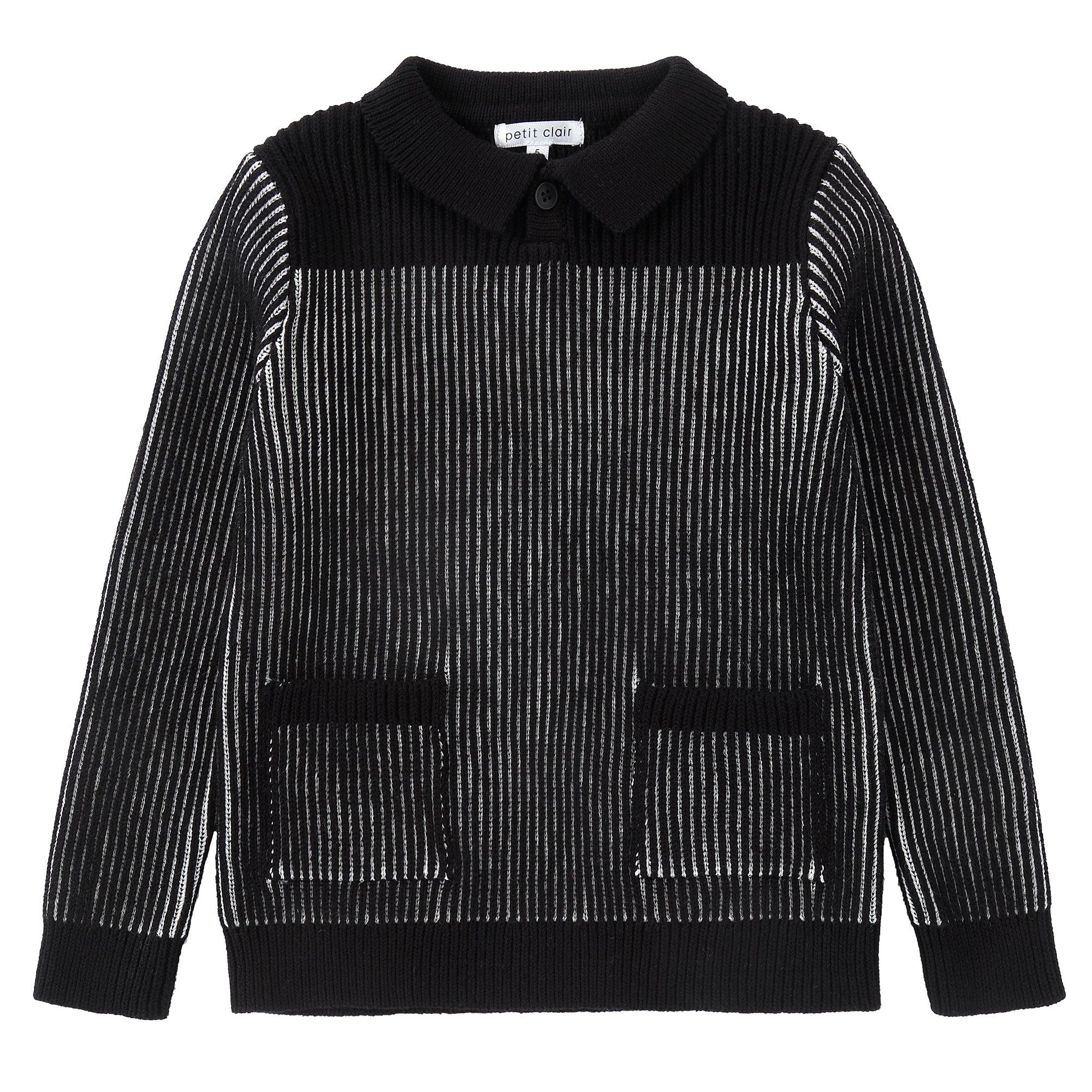 Black & White Collar Sweater