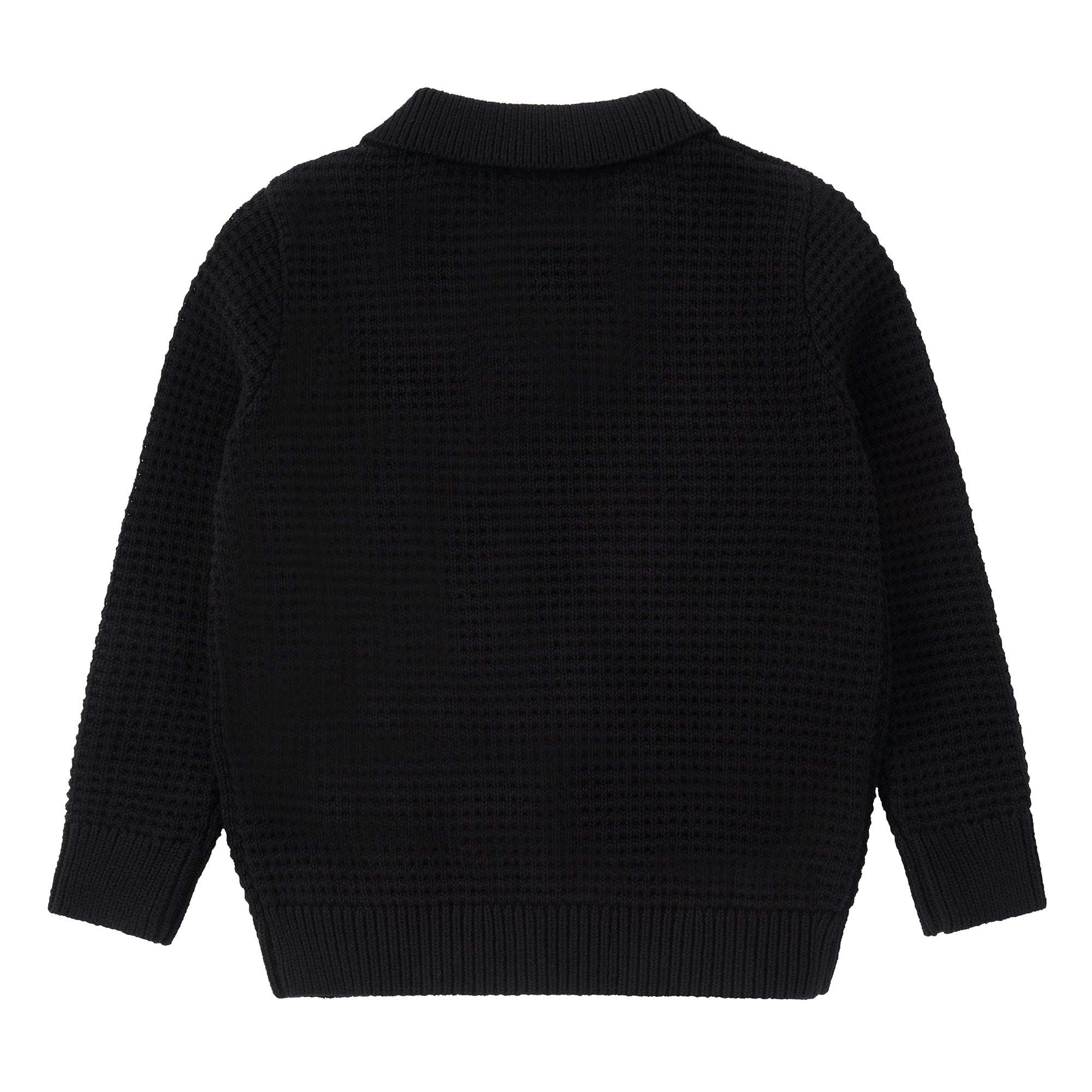 Black Collared Sweater