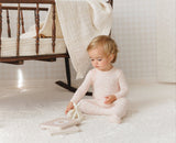 Pink Bow Print Footie Set