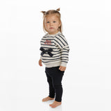Ivory Bow Sweatshirt