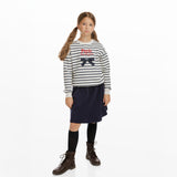 Ivory Bow Sweatshirt