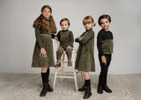 Olive Charm Mock Neck