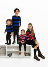 Bright Block Blue Sweater