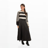 Black Taffeta Skirt