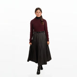 Burgundy Collared Sweater