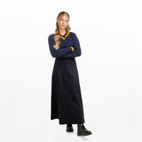 Navy/ Mustard Trim Sweater