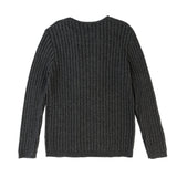 Dark Grey Double Breasted Sweater