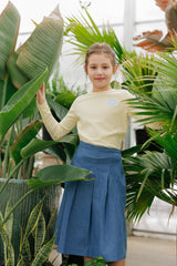 Girls Butter Yellow T-Shirt