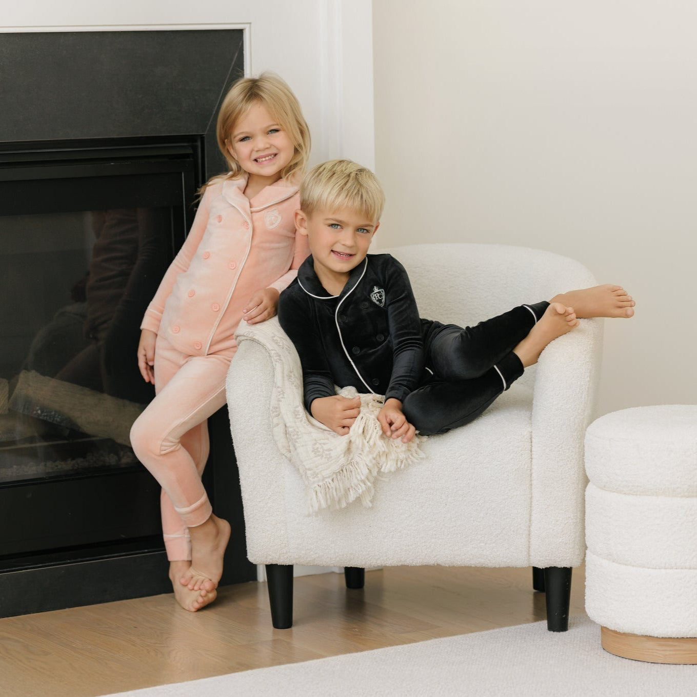 Black Velour Pajama
