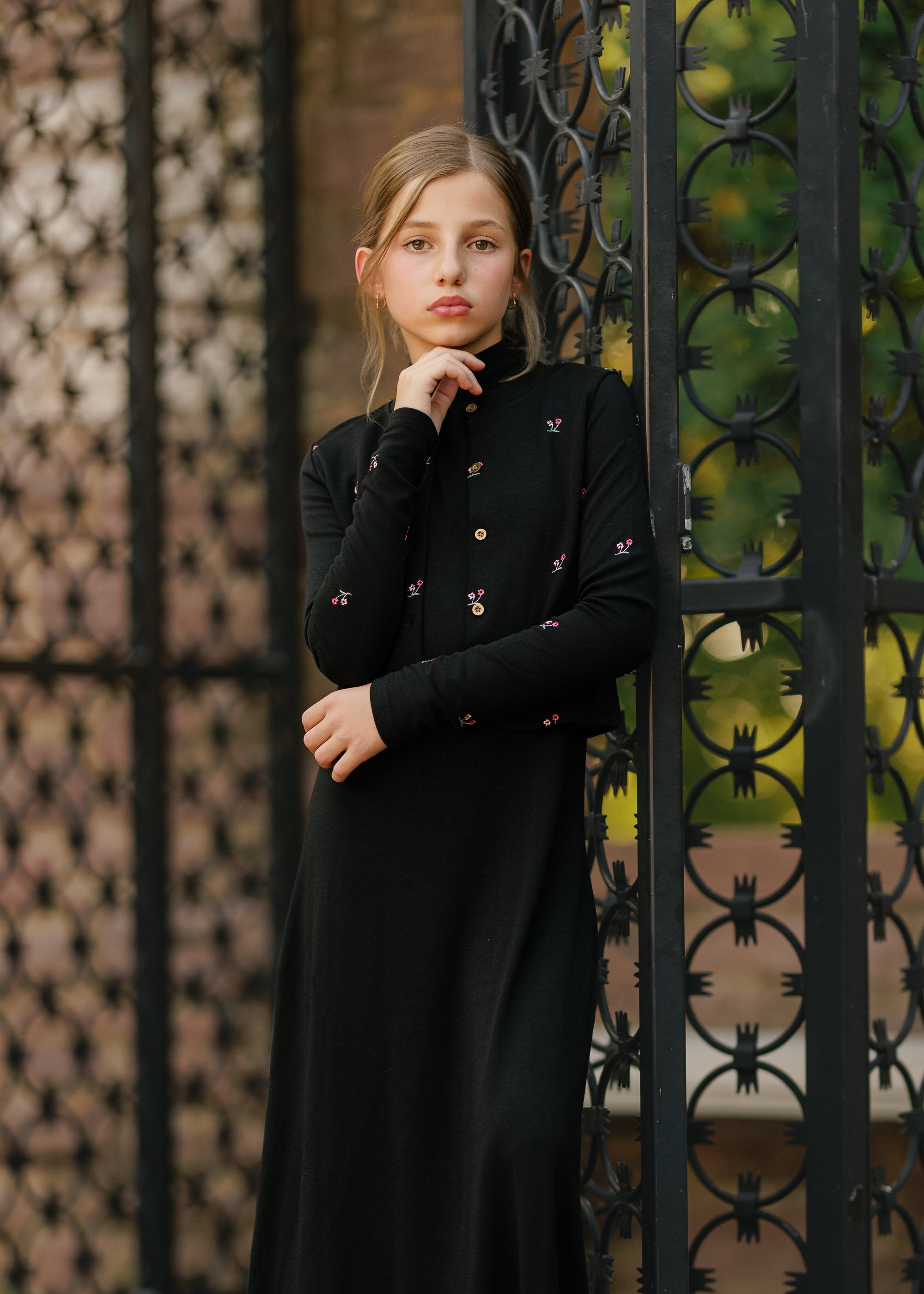 Midnight Blooms Cardigan